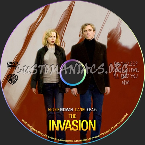 The Invasion dvd label