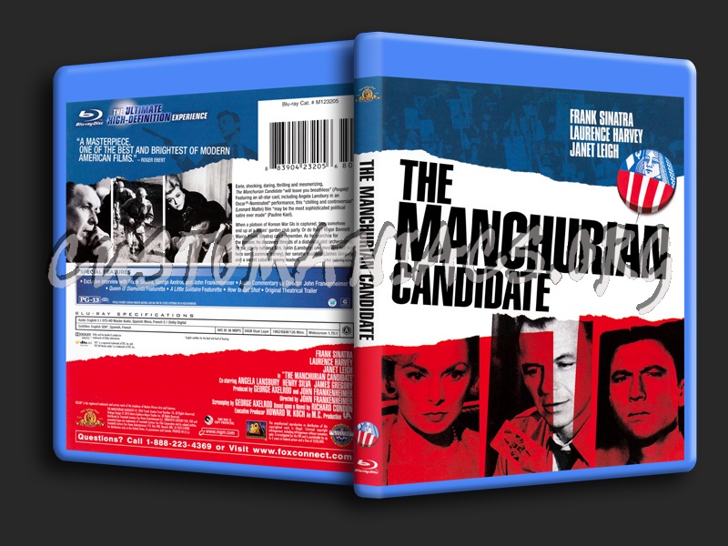 The Manchurian Candidate (1962) blu-ray cover