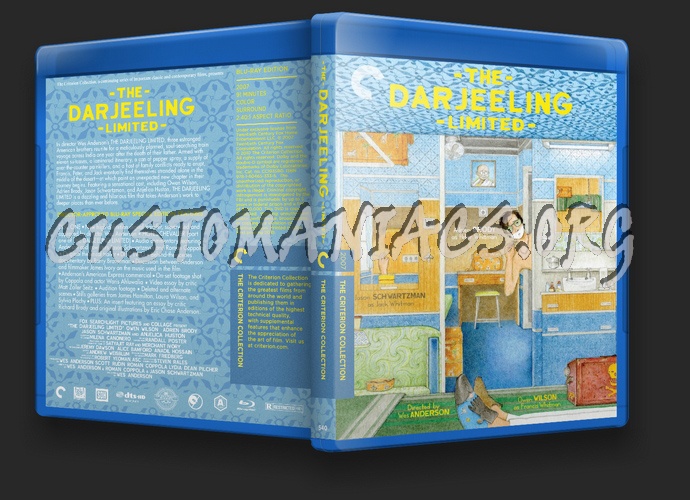 540 - The Darjeeling Limited blu-ray cover - DVD Covers & Labels