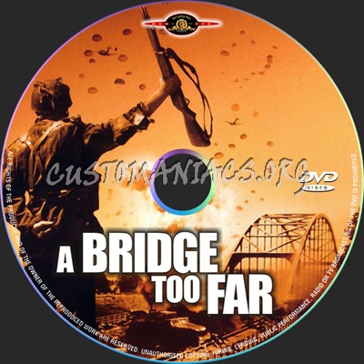 A Bridge Too Far dvd label