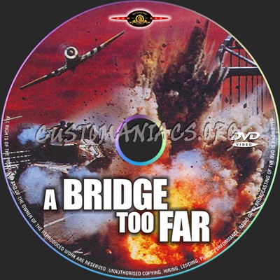 A Bridge Too Far dvd label