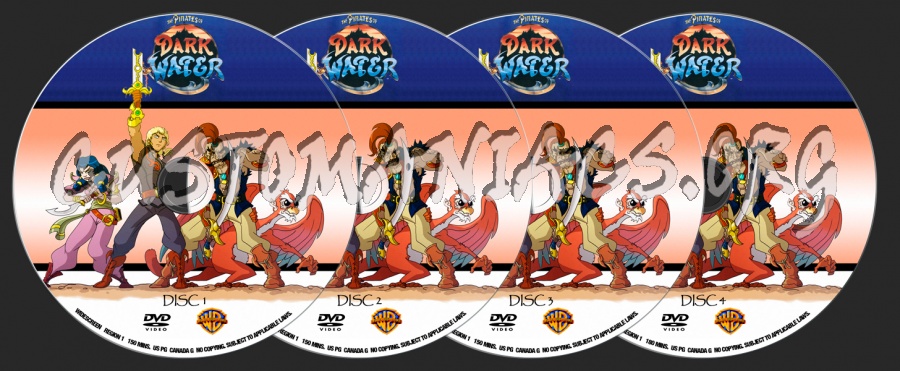 Pirates Of Dark Water dvd label
