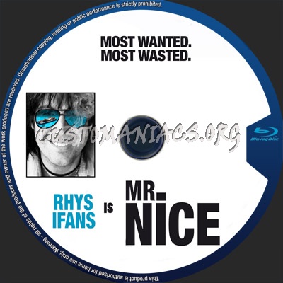 Mr. Nice blu-ray label