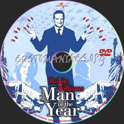 Man of the Year dvd label