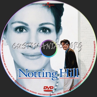 Notting Hill dvd label