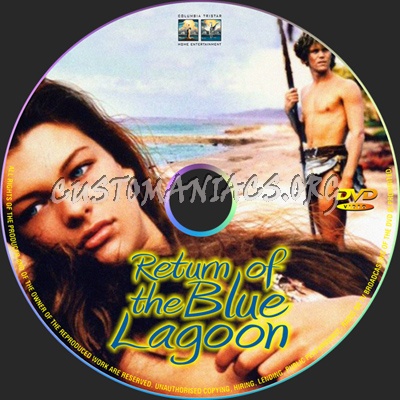 Return of the Blue Lagoon dvd label