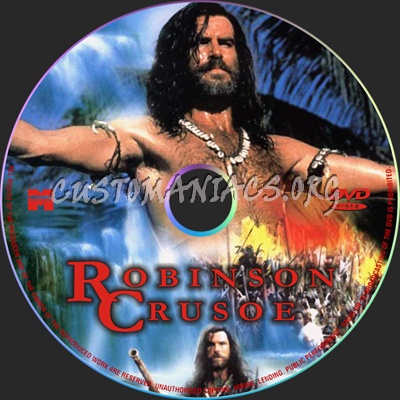 Robinson Crusoe dvd label