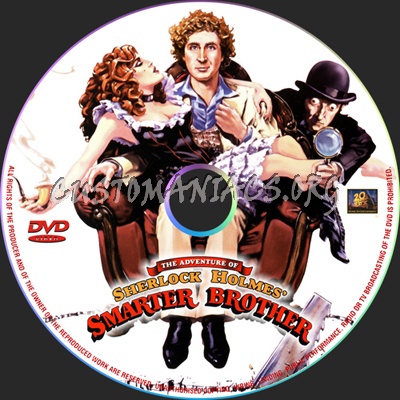 The Adventure Of Sherlock Holmes Smarter Brother dvd label