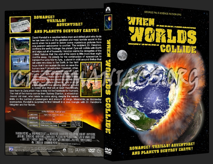 When Worlds Collide (1951) dvd cover