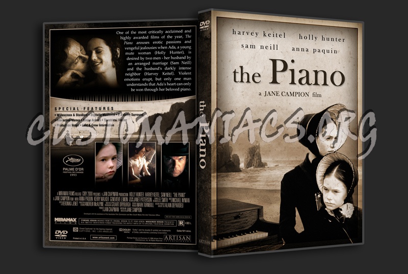 The Piano (1993) dvd cover