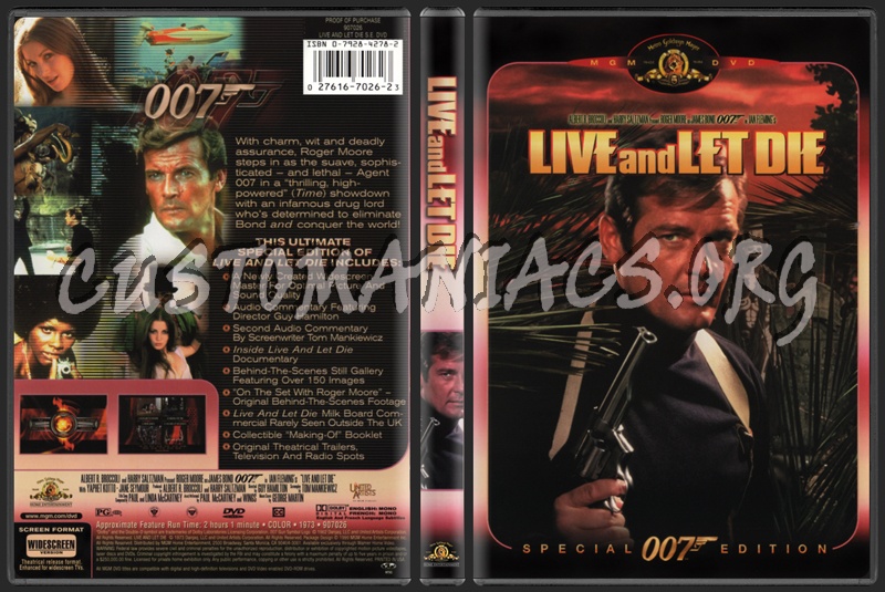Live and Let Die dvd cover