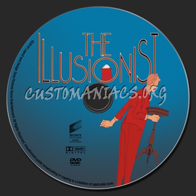 The Illusionist (2010) dvd label