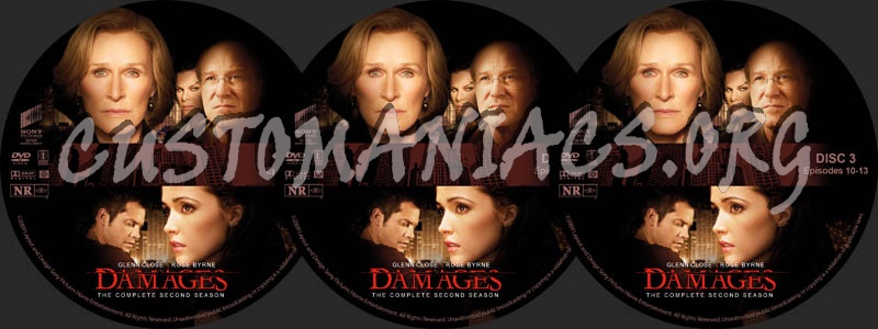 Damages - Season 2 dvd label