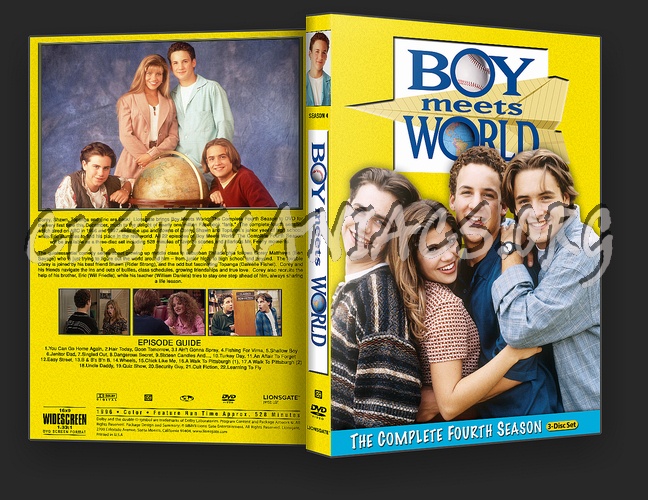 Boy Meets World Season 4 dvd cover