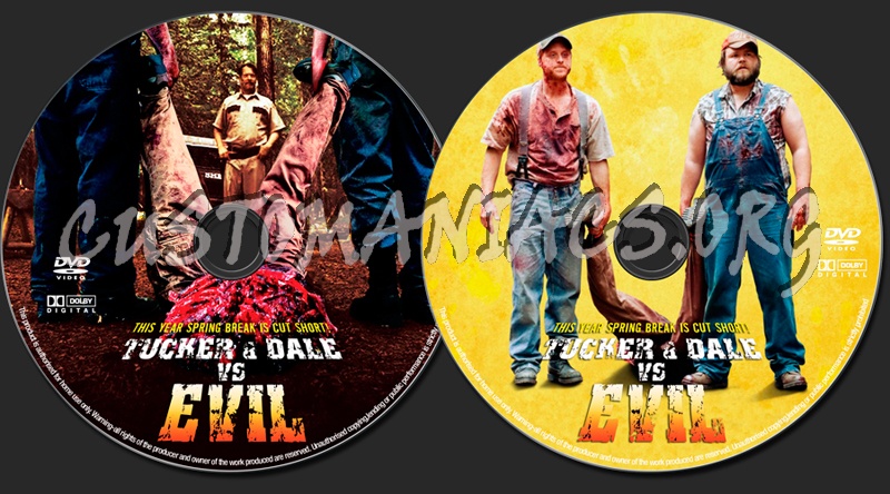 Tucker & Dale vs Evil dvd label