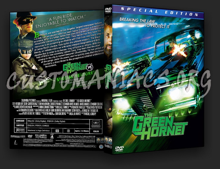 The Green Hornet dvd cover