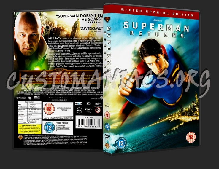 Superman Returns dvd cover