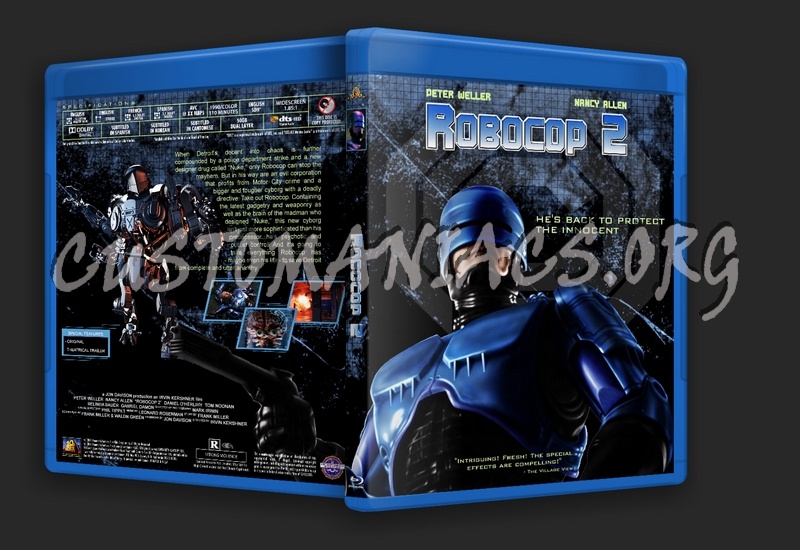 Robocop 2 blu-ray cover