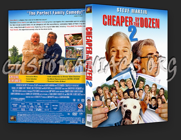 Cheaper By The Dozen 2 dvd cover