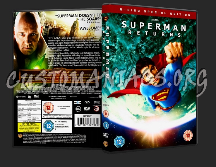 Superman Returns dvd cover