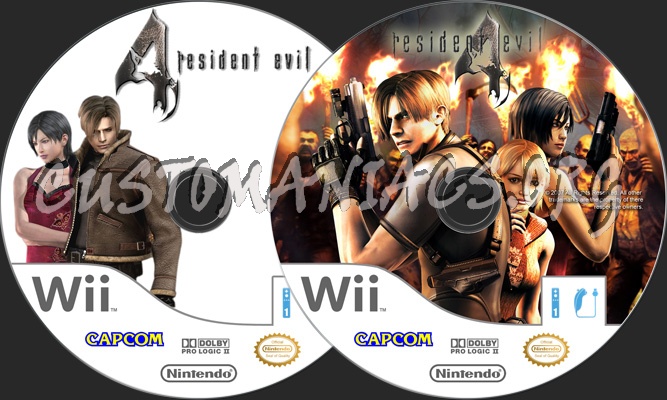 Resident Evil 4 dvd label