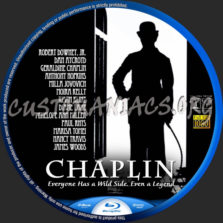 Chaplin blu-ray label - DVD Covers & Labels by Customaniacs, id: 128892 ...