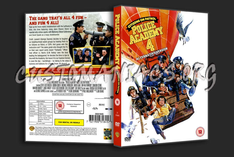 Police Academy 4: Citizens On Patrol - Alternative Edition dvd cover