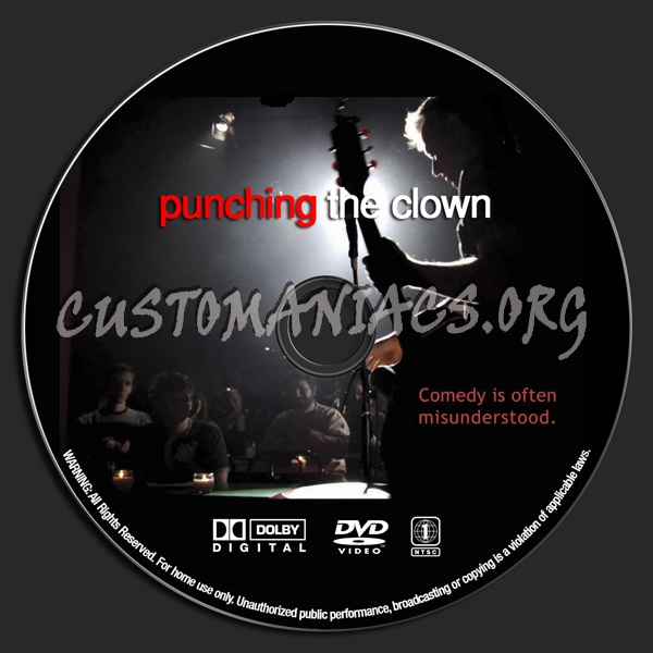 Punching The Clown dvd label