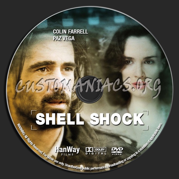 Shell Shock dvd label