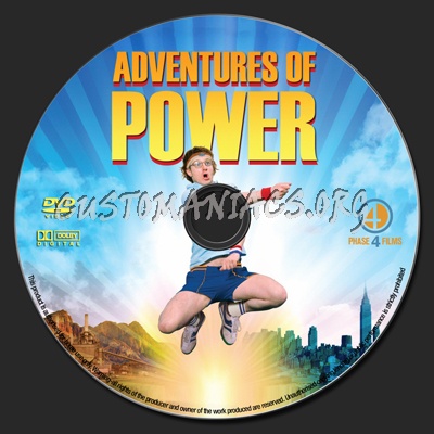 Adventures of Power dvd label