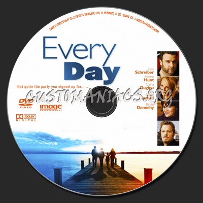 Every Day dvd label