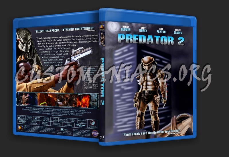 Predator 2 (1990) blu-ray cover