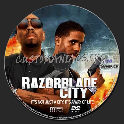 Razorblade City dvd label