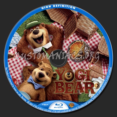 Yogi Bear - The Movie blu-ray label