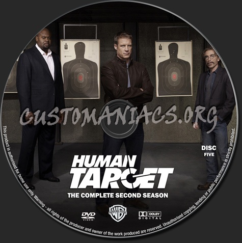 Human Target Season 2 Disk 5 dvd label