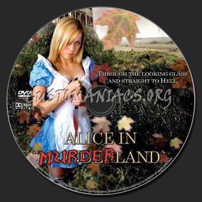 Alice in Murderland dvd label