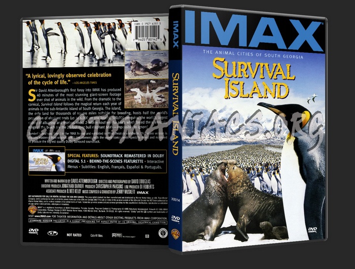 Survival Island IMAX dvd cover
