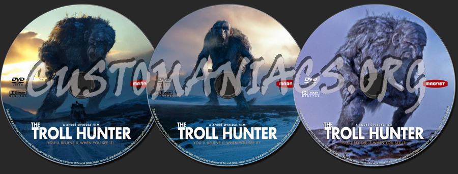 The Troll Hunter dvd label