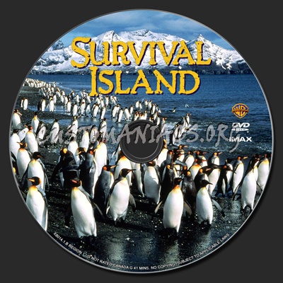 Survival Island IMAX dvd label