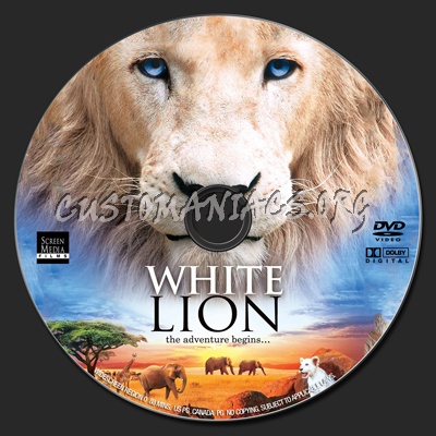 White Lion dvd label