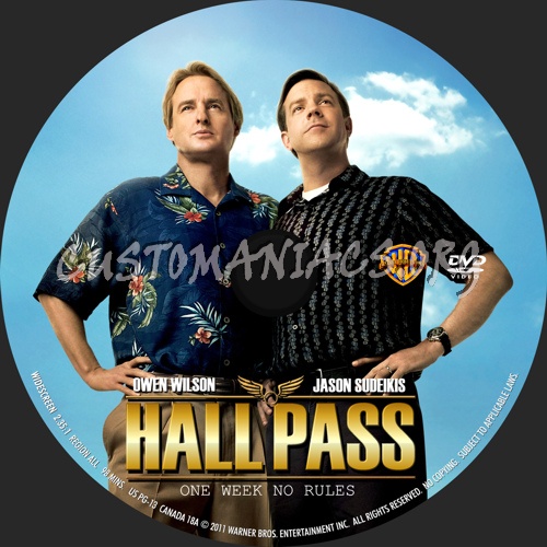 Hall Pass dvd label