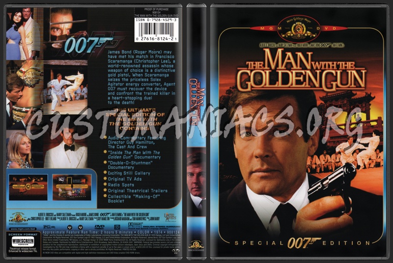 The Man with the Golden Gun dvd cover