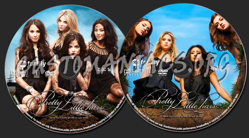 Pretty Little Liars dvd label