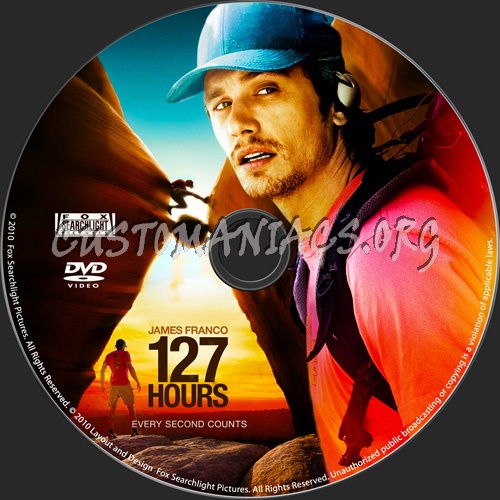 127 Hours dvd label