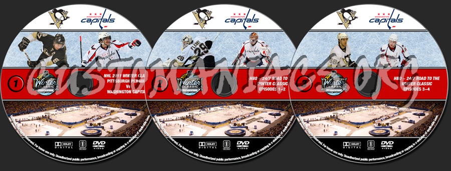 HBO 24/7 Road To Winter Classic dvd label