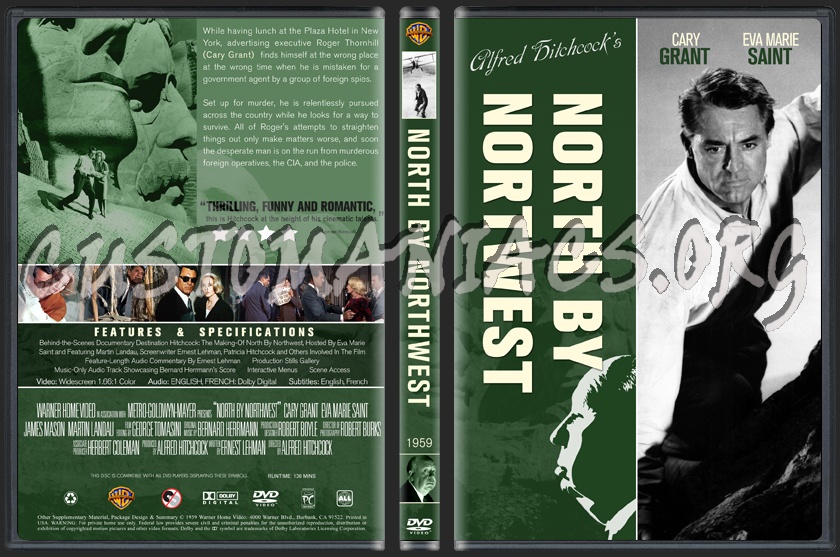 Marnie - North By Northwest - Notorious dvd cover