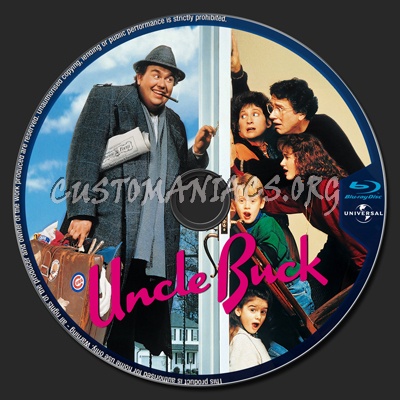 Uncle Buck blu-ray label