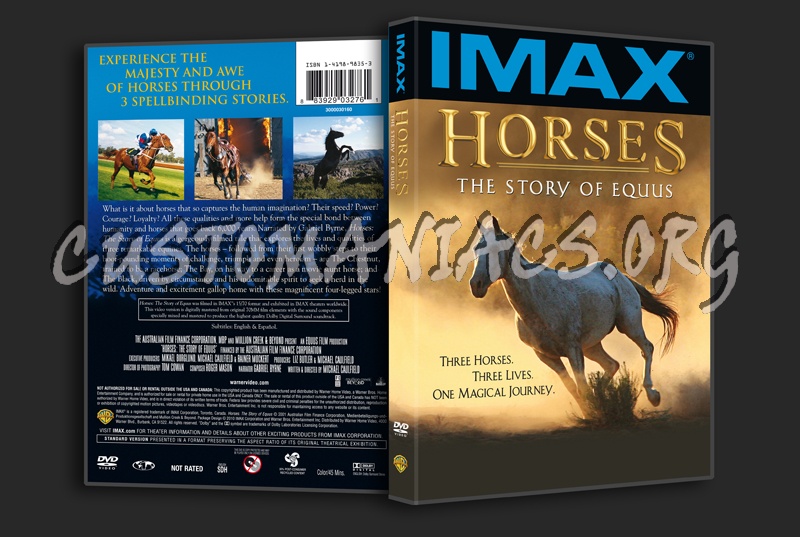 Imax: Horses The Story of Equus dvd cover