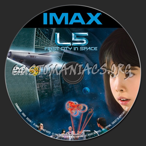 Imax: L5 First City in Space dvd label