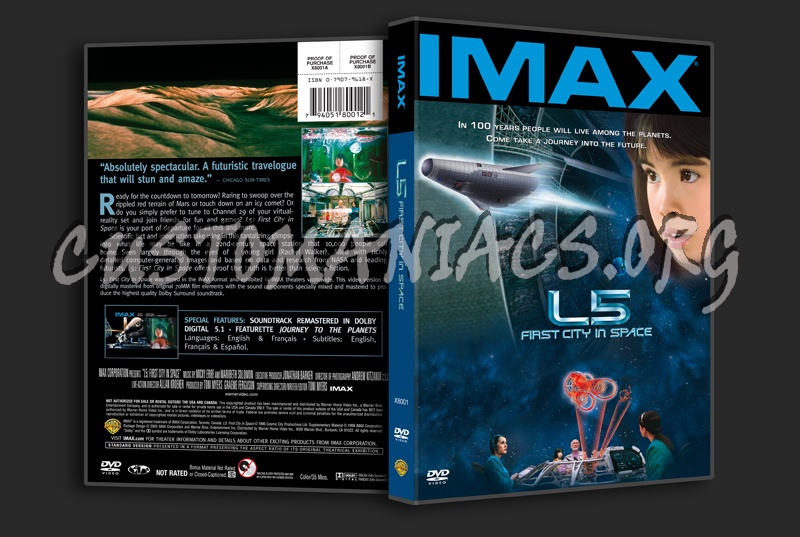 Imax: L5 First City in Space dvd cover